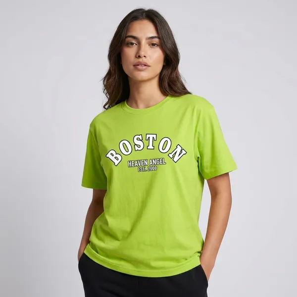 Green_Hosiyari_Cotton_Stylish_T-Shirt_For_Women