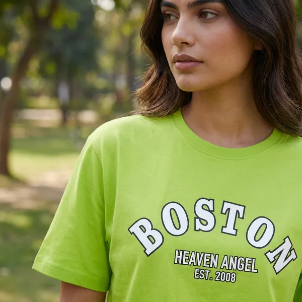 Green_Hosiyari_Cotton_Stylish_T-Shirt_For_Women