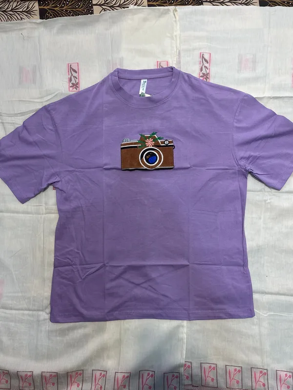 Lavender_Hosiyari_Cotton_Stylish_T-Shirt_For_Women
