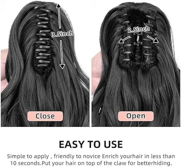 18_Inch_Long_Ponytail_Hair_Extension_With_Free_Hair_Bun