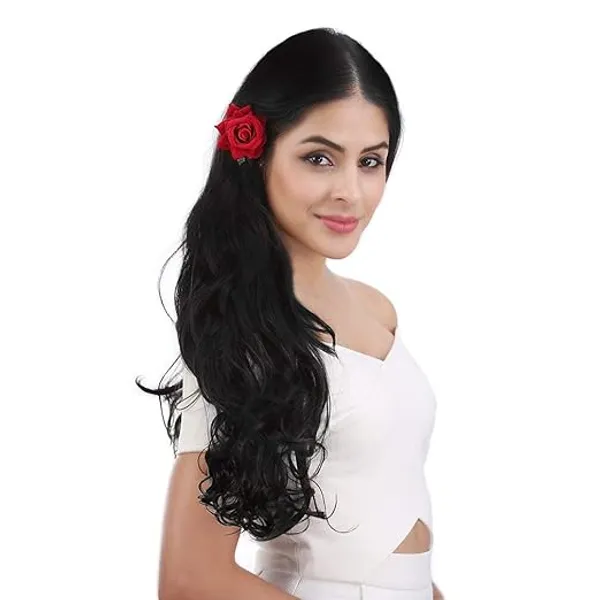24_In_Clip_In_Hair_Extensions_With_Free_Hair_Bun