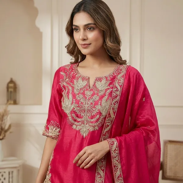 Red_Embroidered_Sharara_Suit_Set_With_Dupatta_-_Ethnic_Festive_Wear_For_Women