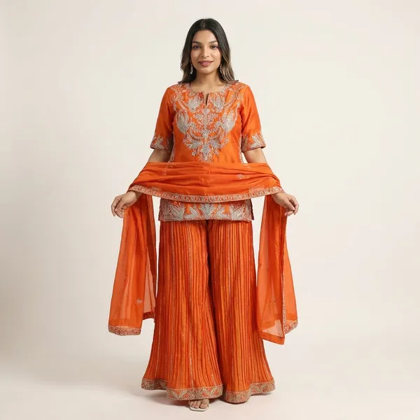 Embroidered_Ethnic_Sharara_Suit_Set_With_Dupatta_-_Available_In_Multiple_Colors