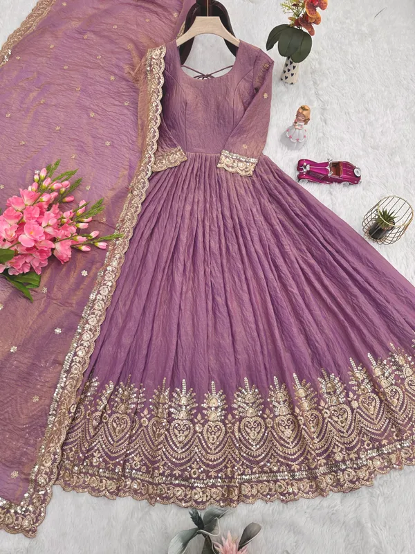 Purple_Embellished_Anarkali_Suit_Set_With_Dupatta