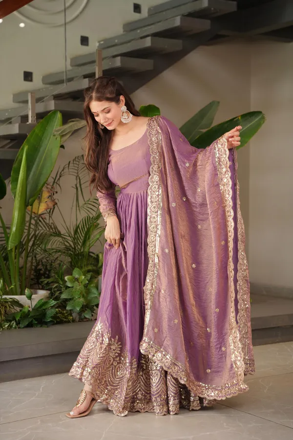 Purple_Embellished_Anarkali_Suit_Set_With_Dupatta