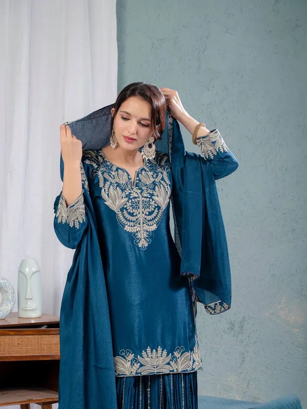 Elegant_Teal_Blue_Embroidered_Salwar_Suit_Set_With_Dupatta