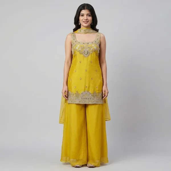 Yellow_Embellished_Sharara_Suit_Set_With_Dupatta