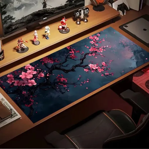 Multicolor_Cherry_Blossom_Gaming_Mouse_Pad_Large_Extended_Desk_Mat_With_Japanese_Floral_Design