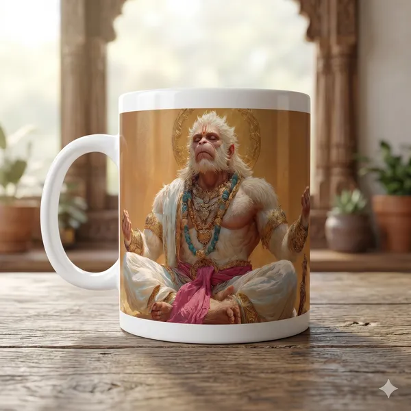 Multicolor_Ceramic_Meditating_Monkey_Spiritual_Ceramic_Coffee_Mug