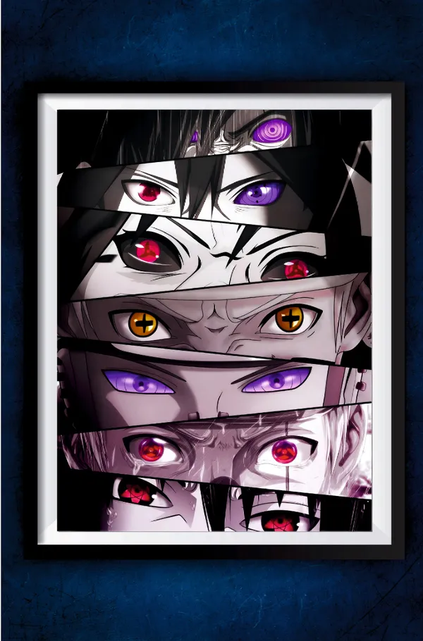 Multicolor_Acrylic_All_Eyes_In_Naruto_Naruto_Poster_For_Home_Decor