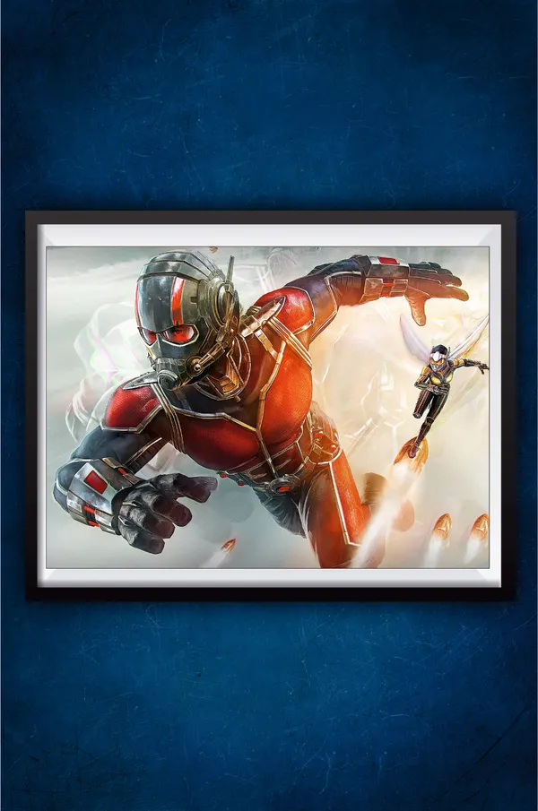 Multicolor_Acrylic_Antman_And_The_Wasp_Marvel_Poster_For_Home_Decor