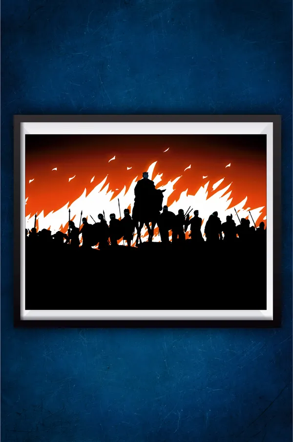 Multicolor_Acrylic_Army_Of_White_Walkers_Game_Of_Thrones_Poster_For_Home_Decor