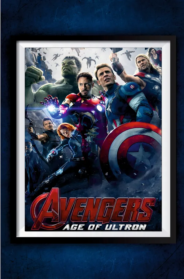 Multicolor_Acrylic_Avengers_Age_Of_Ultron_Marvel_Poster_For_Home_Decor
