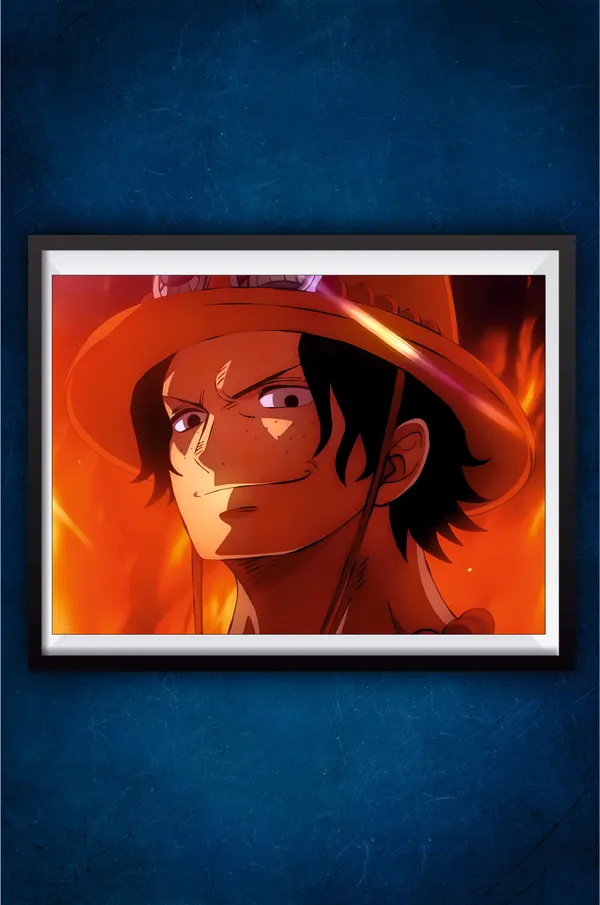 Multicolor_Acrylic_Fire_Fist_Ace_One_Piece_Poster_For_Home_Decor