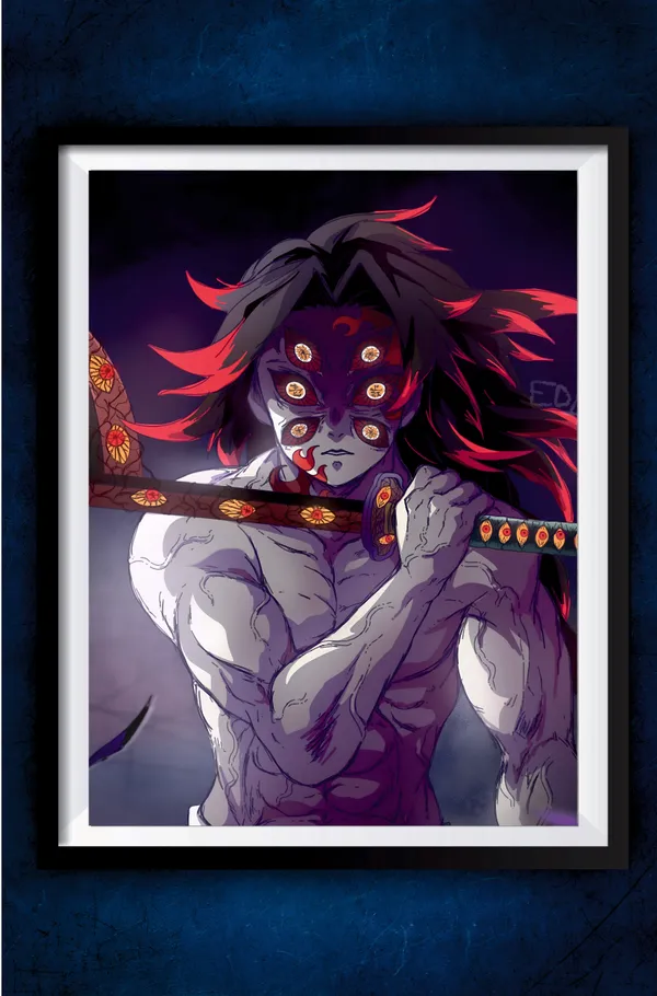 Multicolor_Acrylic_Kokushibo_6_Eyes_Demon_Slayer_Poster_For_Home_Decor