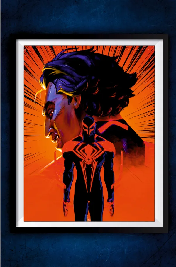 Multicolor_Acrylic_Miguel_O'Hara_Spider_Man_2099_Marvel_Poster_For_Home_Decor