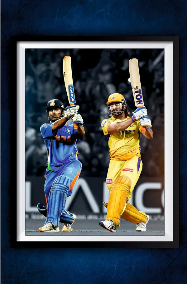 Multicolor_Acrylic_Ms_Dhoni_Thala_India_Jersey_Csk_Jersey_Poster_For_Home_Decor