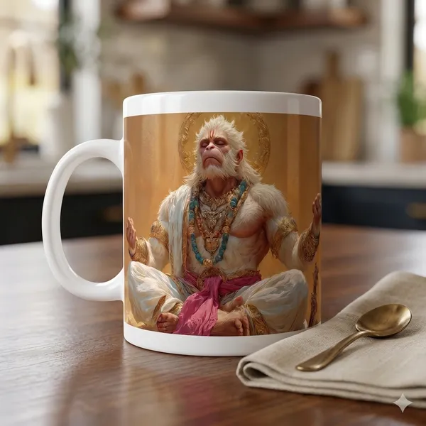 Multicolor_Ceramic_Meditating_Monkey_Spiritual_Ceramic_Coffee_Mug