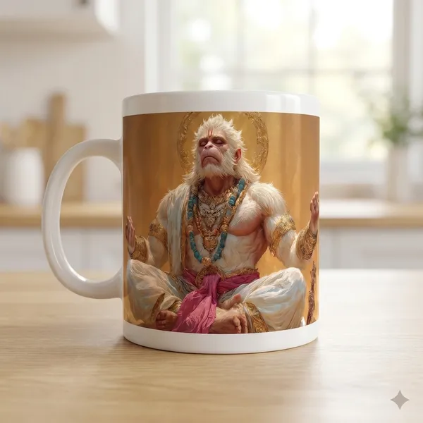 Multicolor_Ceramic_Meditating_Monkey_Spiritual_Ceramic_Coffee_Mug