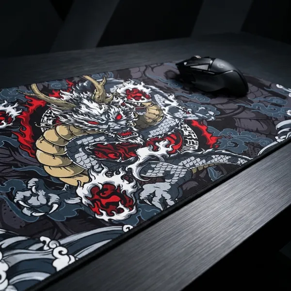 Multicolor_Japanese_Dragon_Koi_Fish_Large_Gaming_Mouse_Pad_Extended_Desk_Mat