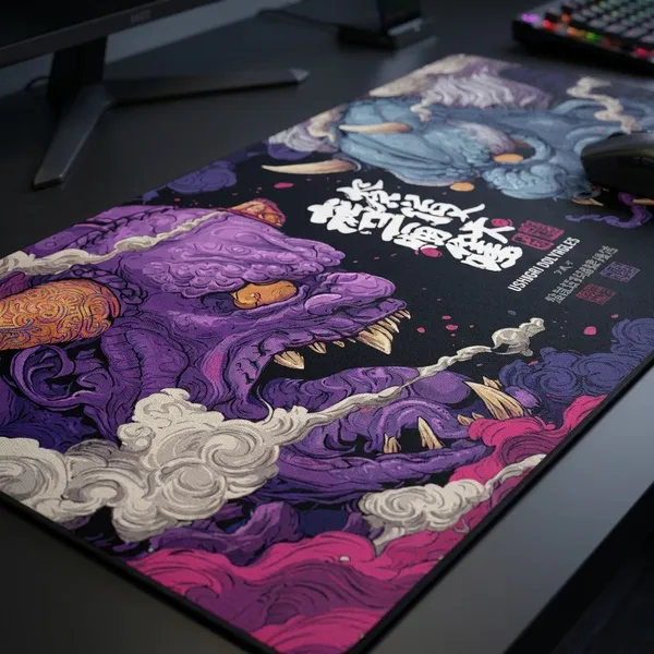Multicolor_Large_Gaming_Mouse_Pad_Anime_Demon_Design