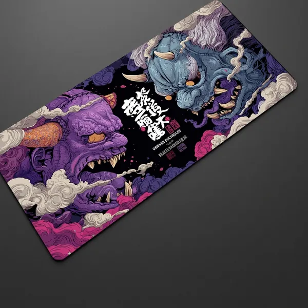 Multicolor_Large_Gaming_Mouse_Pad_Anime_Demon_Design