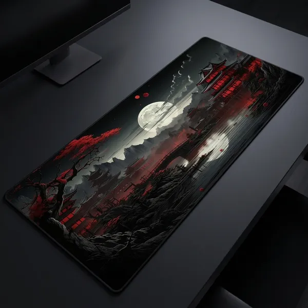Multicolor_Dark_Fantasy_Gothic_Castle_Large_Gaming_Mouse_Pad_With_Moon_And_Haunted_Atmosphere
