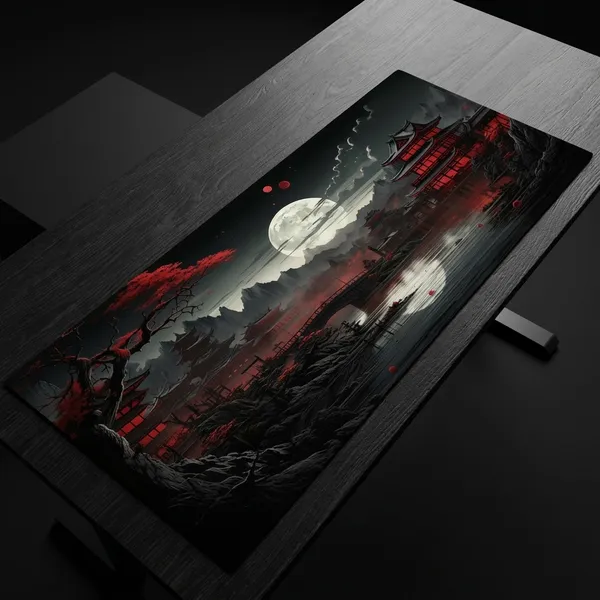 Multicolor_Large_Extended_Gaming_Mouse_Pad_With_Dark_Gothic_Castle_Design
