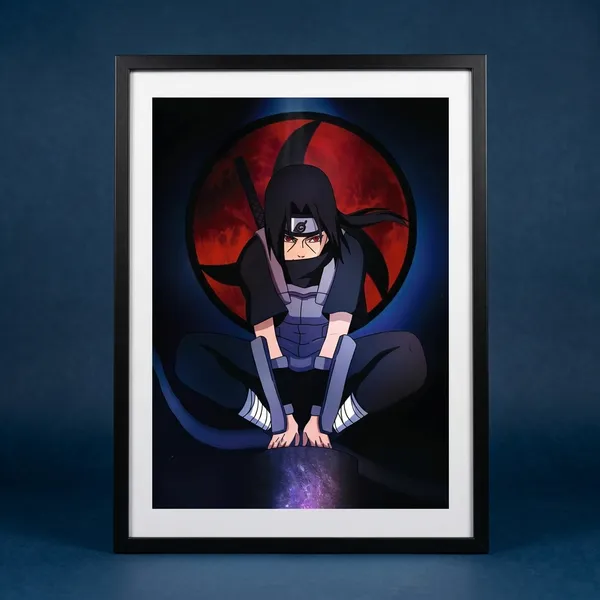 Multicolor_Acrylic_Itachi_Uchiha_02_Matte_Finish_Poster_For_Home_Decor
