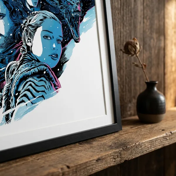 Multicolor_Acrylic_Got_Main_Characters_Game_Of_Thrones_Poster_For_Home_Decor