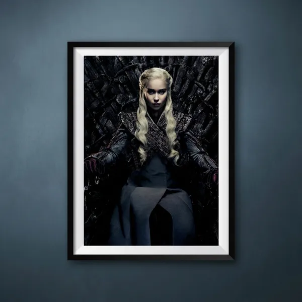 Multicolor_Acrylic_Daenerys_Targaryen_Game_Of_Thrones_Poster_For_Home_Decor