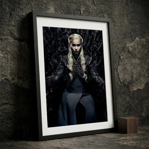 Multicolor_Acrylic_Daenerys_Targaryen_Game_Of_Thrones_Poster_For_Home_Decor
