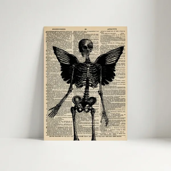 Multicolor_Acrylic_Skelton_Got_Wings_Aesthetic_Book_Poster_For_Home_Decor