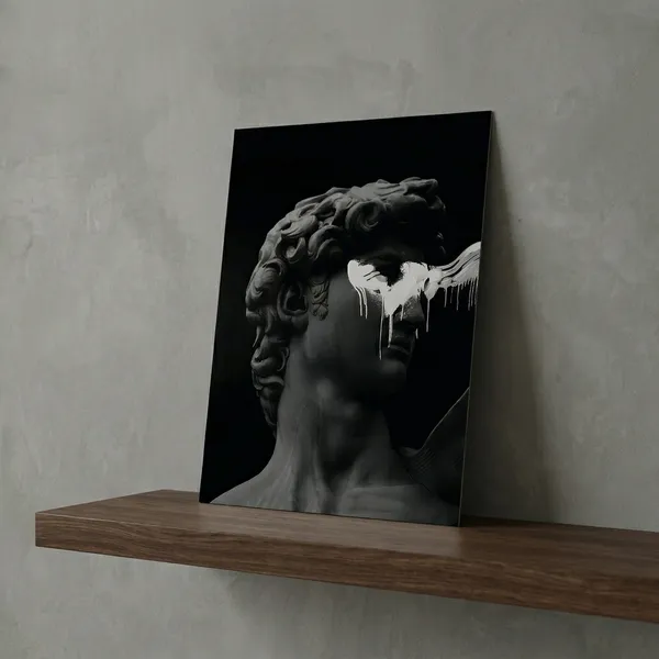 Multicolor_Acrylic_Greek_Sculpture_With_White_Mark_Aesthetic_Poster_For_Home_Decor