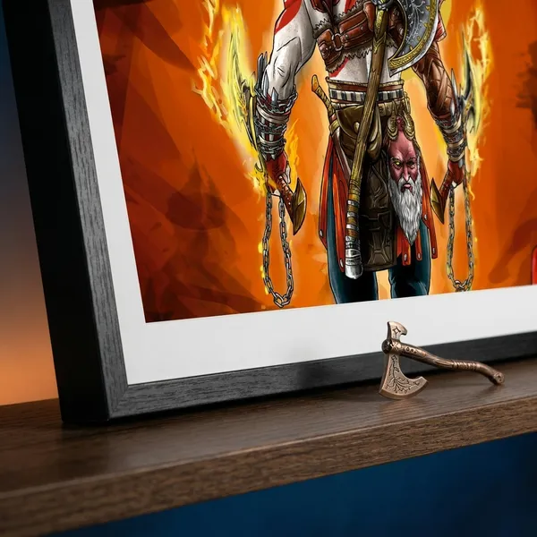 Multicolor_Acrylic_Kratos_God_Of_War_Games_Poster_For_Home_Decor