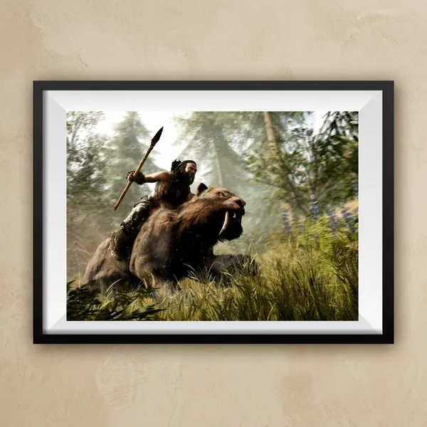 Multicolor_Acrylic_Far_Cry_Primal_Hunting_Games_Poster_For_Home_Decor