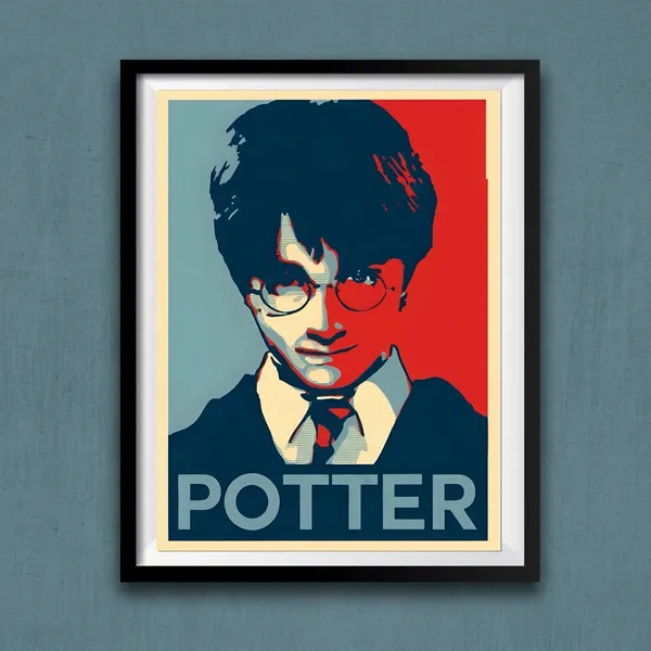 Multicolor_Acrylic_Harry_And_Blue_Artstyle_Harry_Potter_Poster_For_Home_Decor