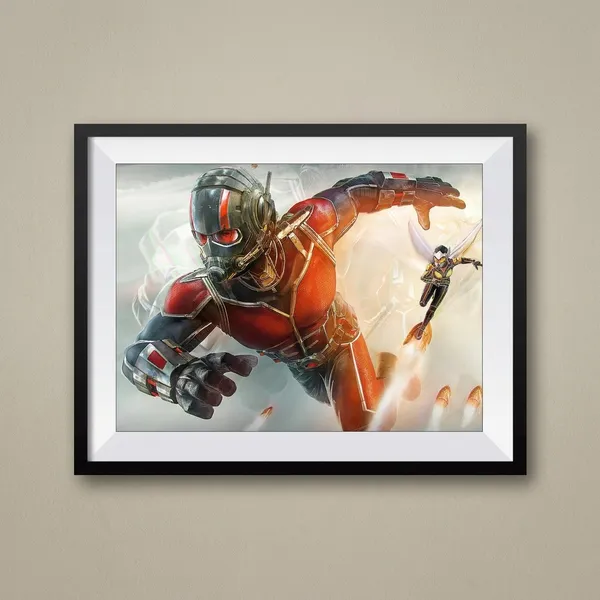 Multicolor_Acrylic_Antman_And_The_Wasp_Marvel_Poster_For_Home_Decor
