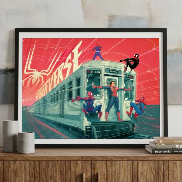 Multicolor_Acrylic_Spiderman_Verse_Marvel_Poster_For_Home_Decor
