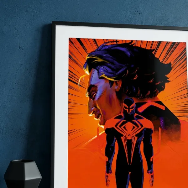 Multicolor_Acrylic_Miguel_O'Hara_Spider_Man_2099_Marvel_Poster_For_Home_Decor