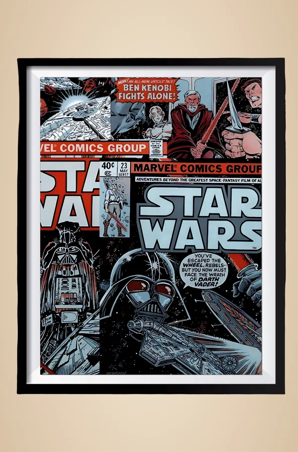 Multicolor_Acrylic_Star_War_Collage_Star_Wars_Poster_For_Home_Decor