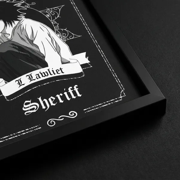 Multicolor_Acrylic_L_Death_Note_Anime_Poster_For_Home_Decor