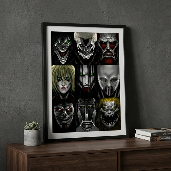Multicolor_Acrylic_All_9_Titan_Collage_Anime_Poster_For_Home_Decor