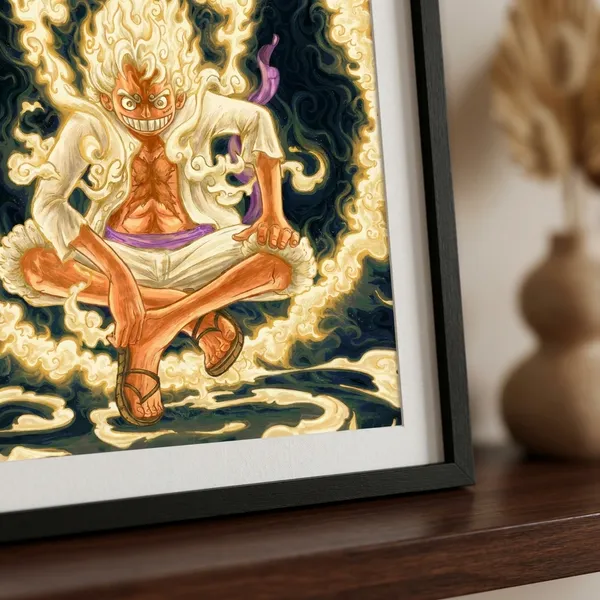 Multicolor_Acrylic_Luffy_Gear_5_Art_One_Piece_Poster_For_Home_Decor