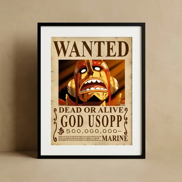Multicolor_Acrylic_God_Usopp_Wanted_One_Piece_Poster_For_Home_Decor