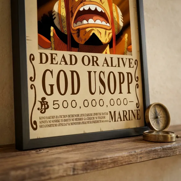 Multicolor_Acrylic_God_Usopp_Wanted_One_Piece_Poster_For_Home_Decor