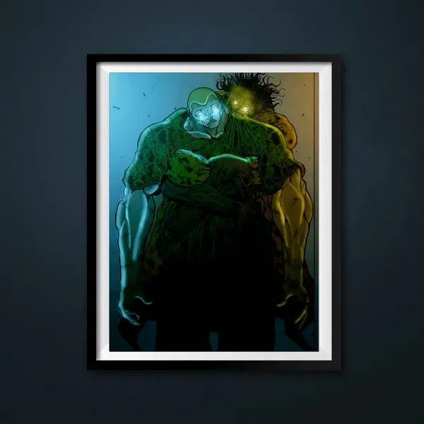 Multicolor_Acrylic_Jack_Hanma_Vs_Pickle_Fight_Poster_For_Home_Decor