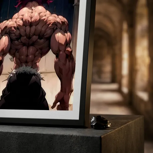 Multicolor_Acrylic_Yujiro_Hanma_Demon_Back_Poster_For_Home_Decor