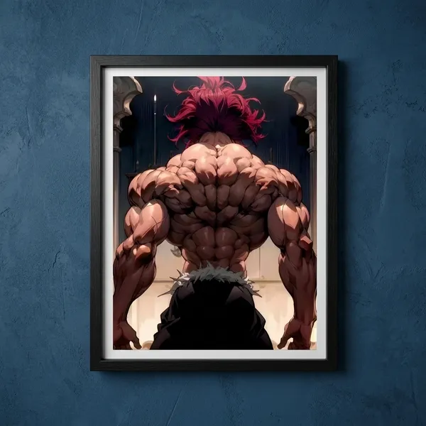 Multicolor_Acrylic_Yujiro_Hanma_Demon_Back_Poster_For_Home_Decor