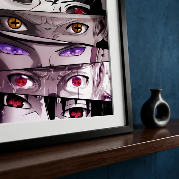Multicolor_Acrylic_All_Eyes_In_Naruto_Naruto_Poster_For_Home_Decor